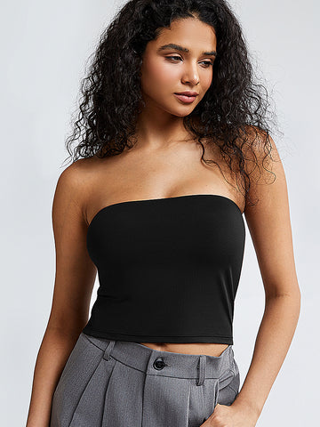 Strapless Braless Tube Tank