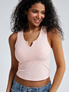 V-Front Sleeveless Bra Tank
