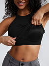 Seamless Ribbed Halter Bra Tank