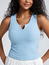 V-Front Sleeveless Bra Tank
