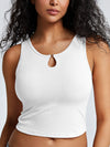 Metal Link Cutout Bra Tank
