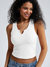 V-Front Sleeveless Bra Tank