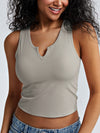 V-Front Sleeveless Bra Tank