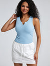 V-Front Sleeveless Bra Tank