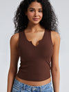 V-Front Sleeveless Bra Tank