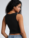 V-Front Sleeveless Bra Tank