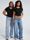 Solid Slim Fit Braless Crop Tops