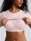 Solid Slim Fit Braless Crop Tops