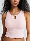 Metal Link Cutout Bra Tank
