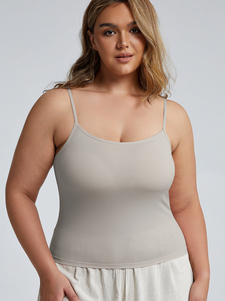トップス mediam Knit Bare Camisole No Side Show Firm Control Shaping Camisole — Bare Necessities
