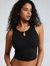 Metal Link Cutout Bra Tank