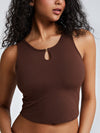 Metal Link Cutout Bra Tank