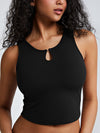 Metal Link Cutout Bra Tank