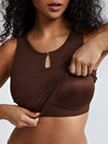 Metal Link Cutout Bra Tank