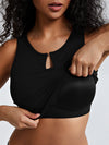 Metal Link Cutout Bra Tank