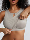 Metal Link Cutout Bra Tank