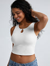 Metal Link Cutout Bra Tank