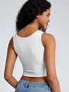 Metal Link Cutout Bra Tank