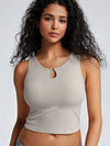 Metal Link Cutout Bra Tank